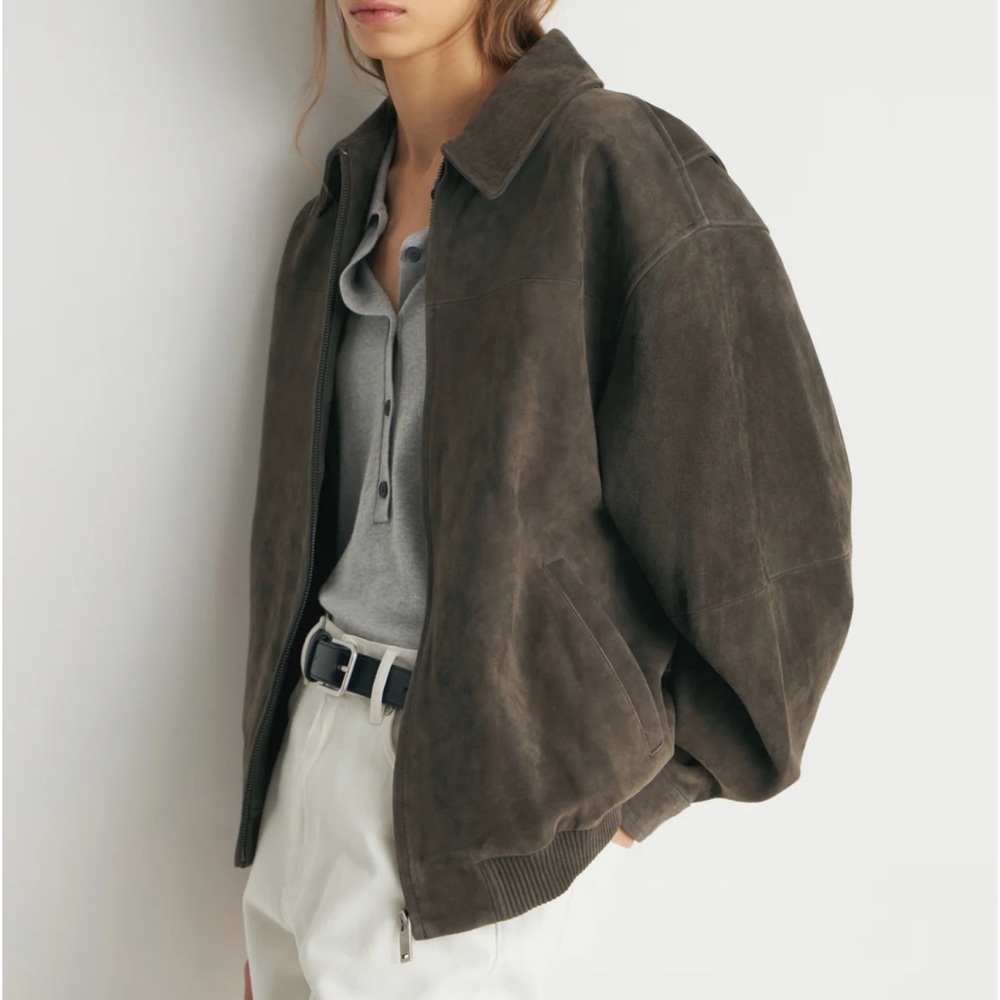 DIISH Suede Bomber Jacket
